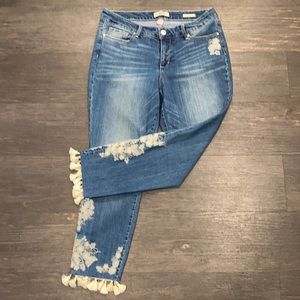 Vintage American Boho Capri Jeans
